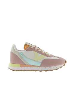 Zapatillas De Nylon Victoria Galaxia Estilo Jogger Multicolor Con Interior De Rizo Y Suela Estampada