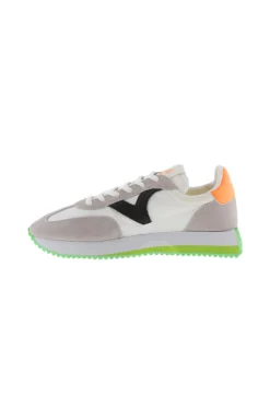 Zapatillas De Nylon Victoria Cosmos Con Suela Dentada Bicolor E Interior De Rizo