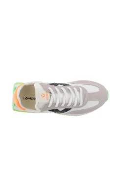 Zapatillas De Nylon Victoria Cosmos Con Suela Dentada Bicolor E Interior De Rizo
