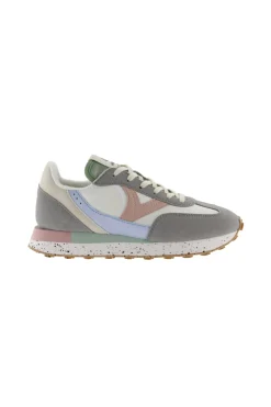 Zapatillas De Nylon Victoria Galaxia Estilo Jogger Multicolor Con Interior De Rizo Y Suela Estampada