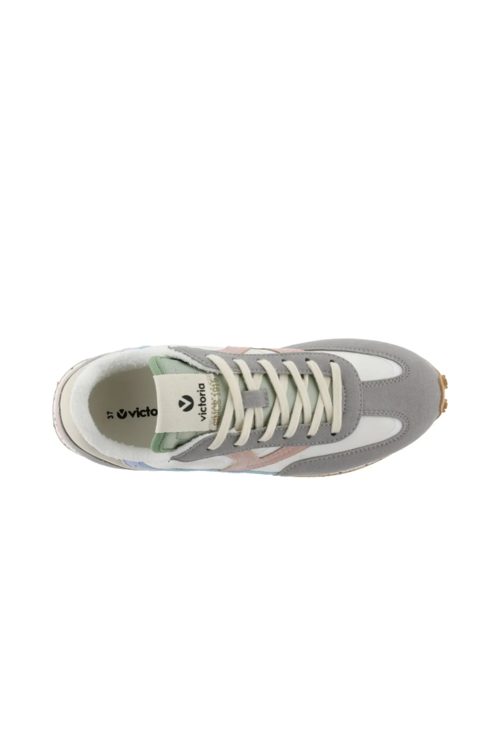 Zapatillas De Nylon Victoria Galaxia Estilo Jogger Multicolor Con Interior De Rizo Y Suela Estampada