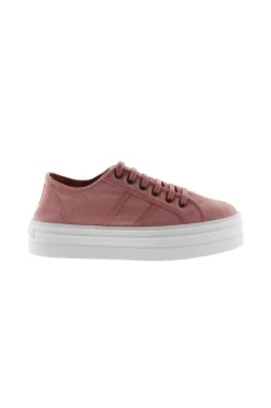 Zapatillas De Plataforma De Lona Tintada Victoria Barcelona