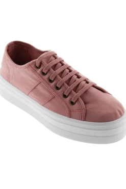 Zapatillas De Plataforma De Lona Tintada Victoria Barcelona