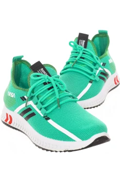 Zapatillas Deportivas Estilo Alto De Cordones Csk2037-m Mujer Csk2037-m