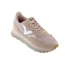 Zapatillas De Rejilla Victoria Nova Con Piezas Metalizadas Y Suela Dentada