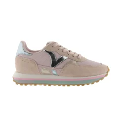 Zapatillas De Rejilla Victoria Nova Con Piezas Metalizadas Y Suela Dentada