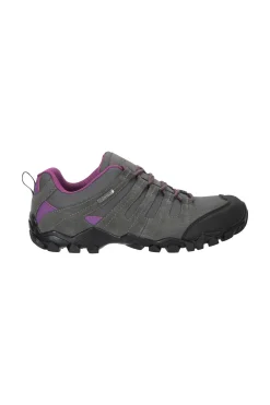 Zapatillas De Senderismo De Ante Con Cordones Mountain Warehouse Belfour