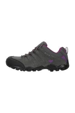 Zapatillas De Senderismo De Ante Con Cordones Mountain Warehouse Belfour