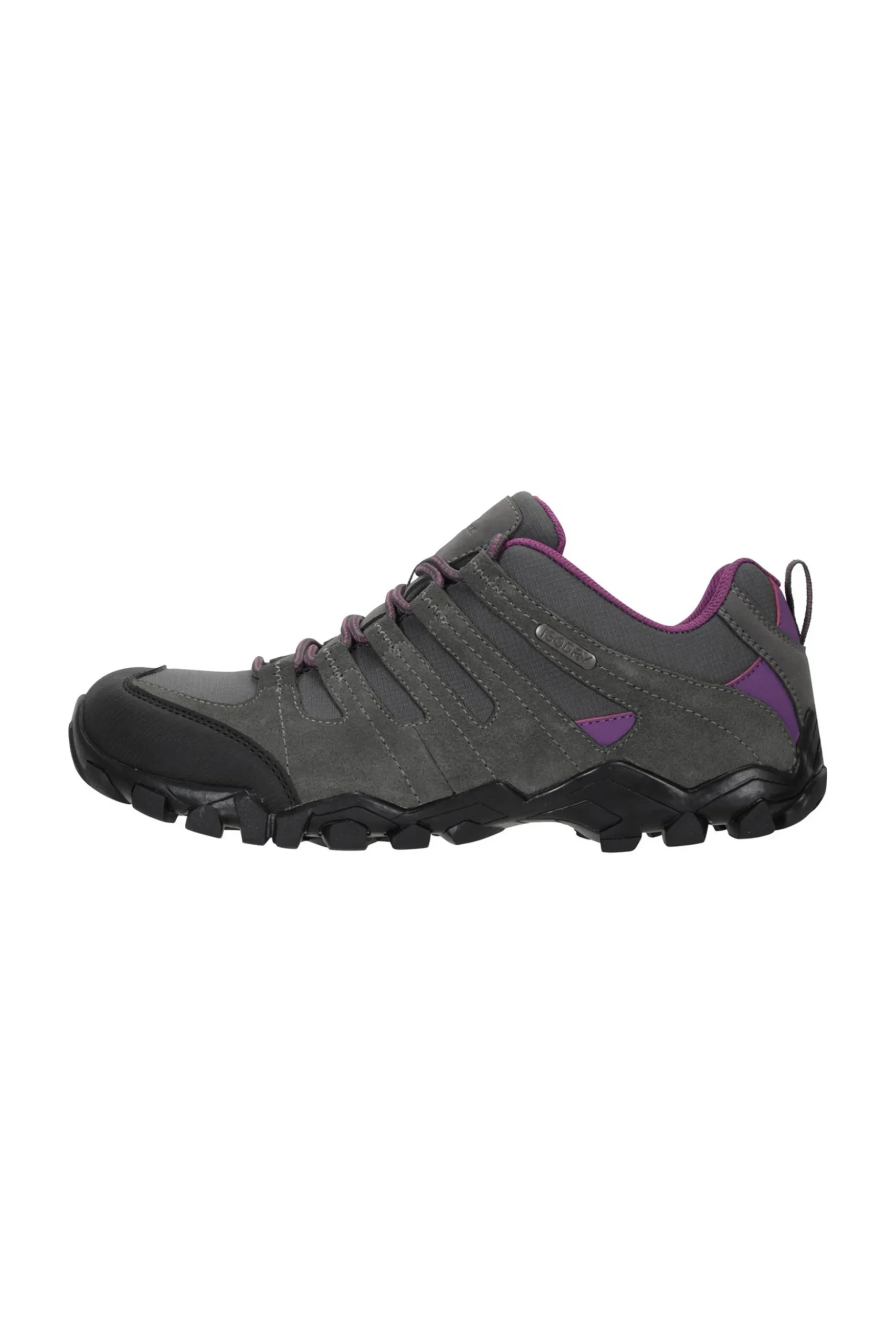 Zapatillas De Senderismo De Ante Con Cordones Mountain Warehouse Belfour