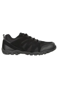 Zapatillas De Senderismo De Ante Atado Elástico Mountain Warehouse Outdoor II