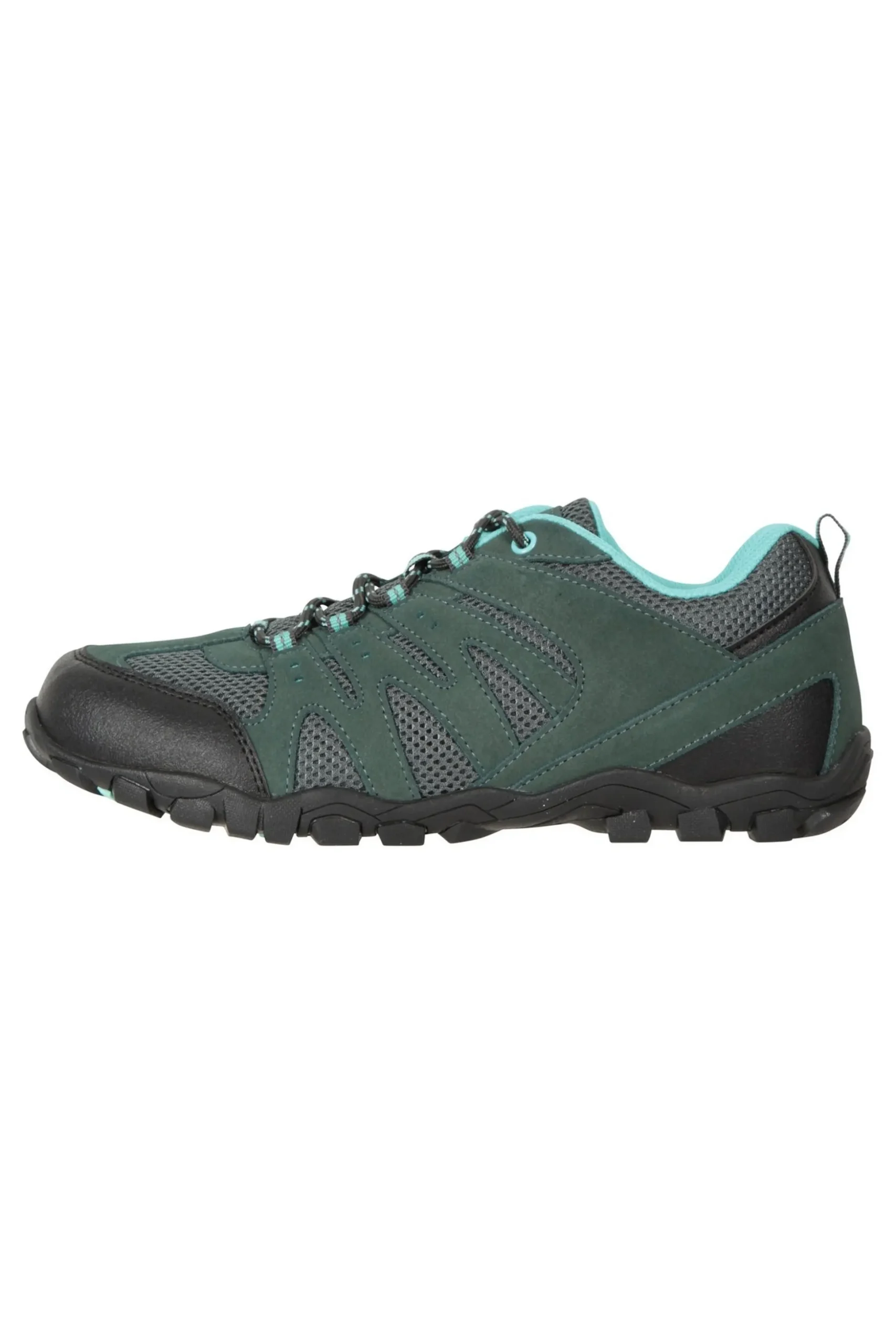 Zapatillas De Senderismo De Ante Atado Elástico Mountain Warehouse Outdoor II