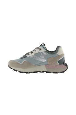 Zapatillas De Serraje V. 1985 Wing Pastel Colors Con Logotipo Retro Y Suela Tricolor