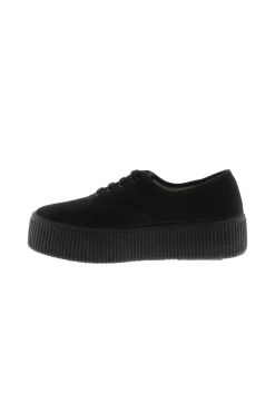 Zapatillas Victoria 1915 Doble Lona Piso Negro